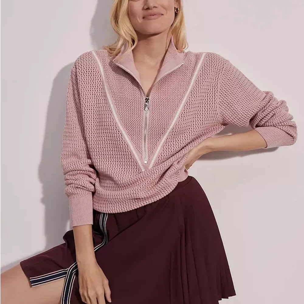 Varley Pink Cala Sweater